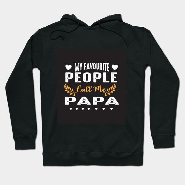 papa t shirt design Hoodie by Designdaily